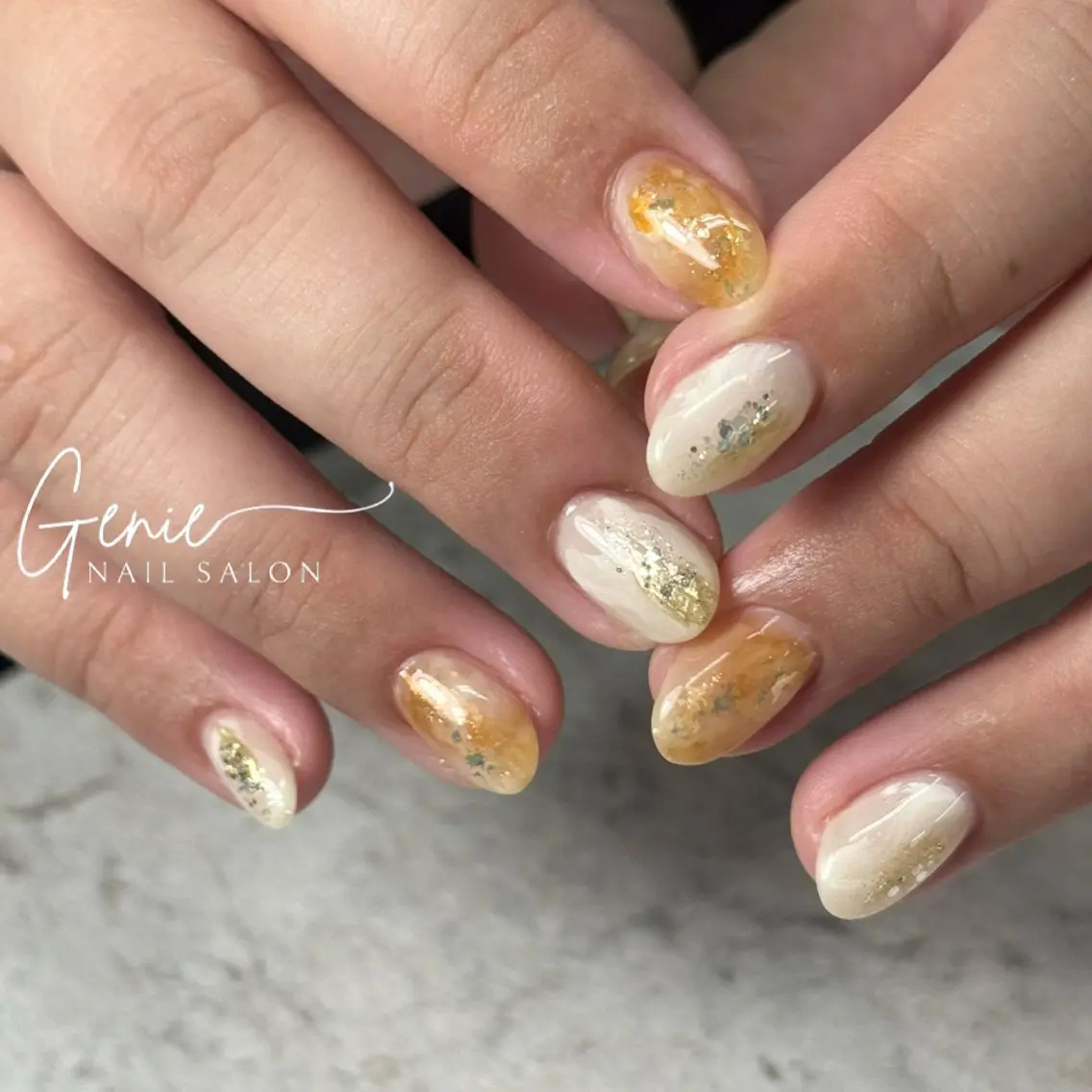 ネイル ニュアンスネイル ハンドネイル Nail salon Genieのネイルデザイン