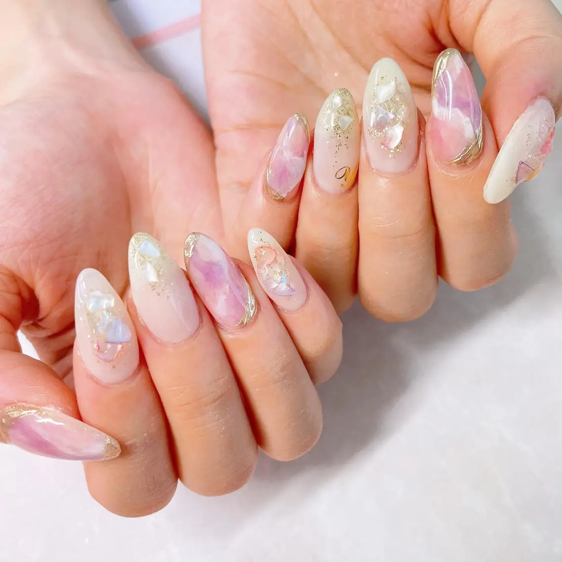 ネイル 韓国ネイル ハンドネイル Nail Salon MooNのネイルデザイン