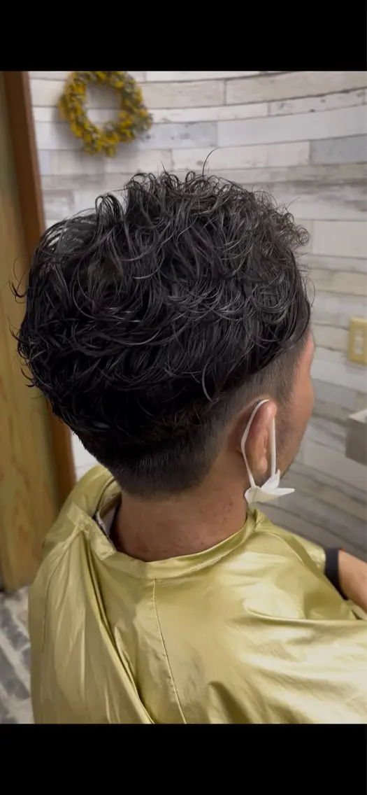 パーマ メンズ メンズパーマ カット パーマ 大坪 拓斗のヘアスタイル