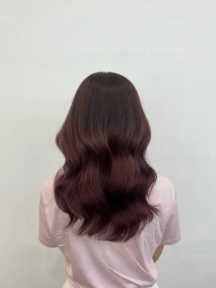 ロング カラー ヘアカラー 田村 倭子のヘアスタイル