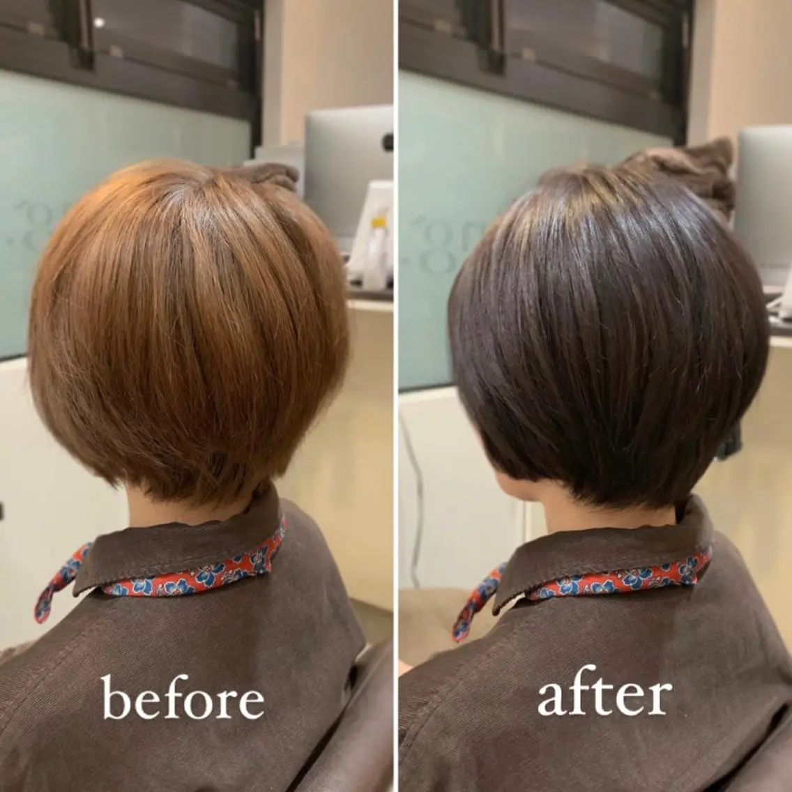 ショート カラー 丸みショート ショートヘア 中村 研介のヘアスタイル