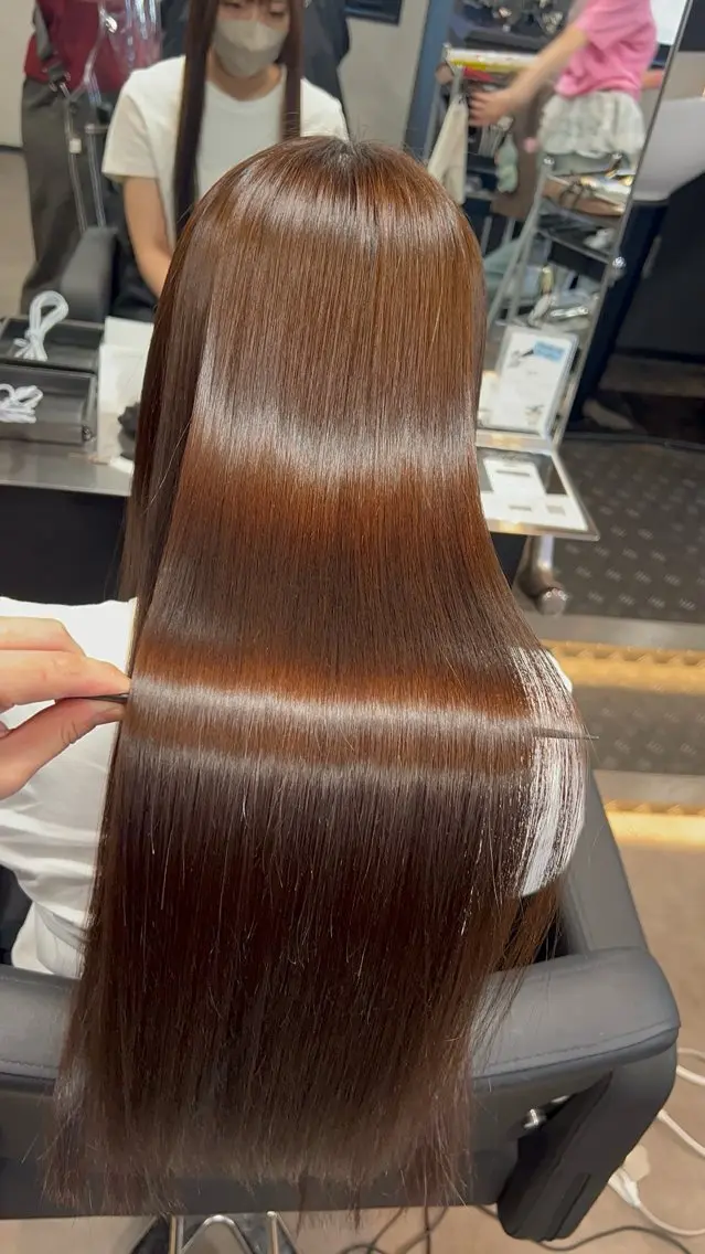 ロング 縮毛矯正 縮毛矯正 /伊藤はるかのヘアスタイル