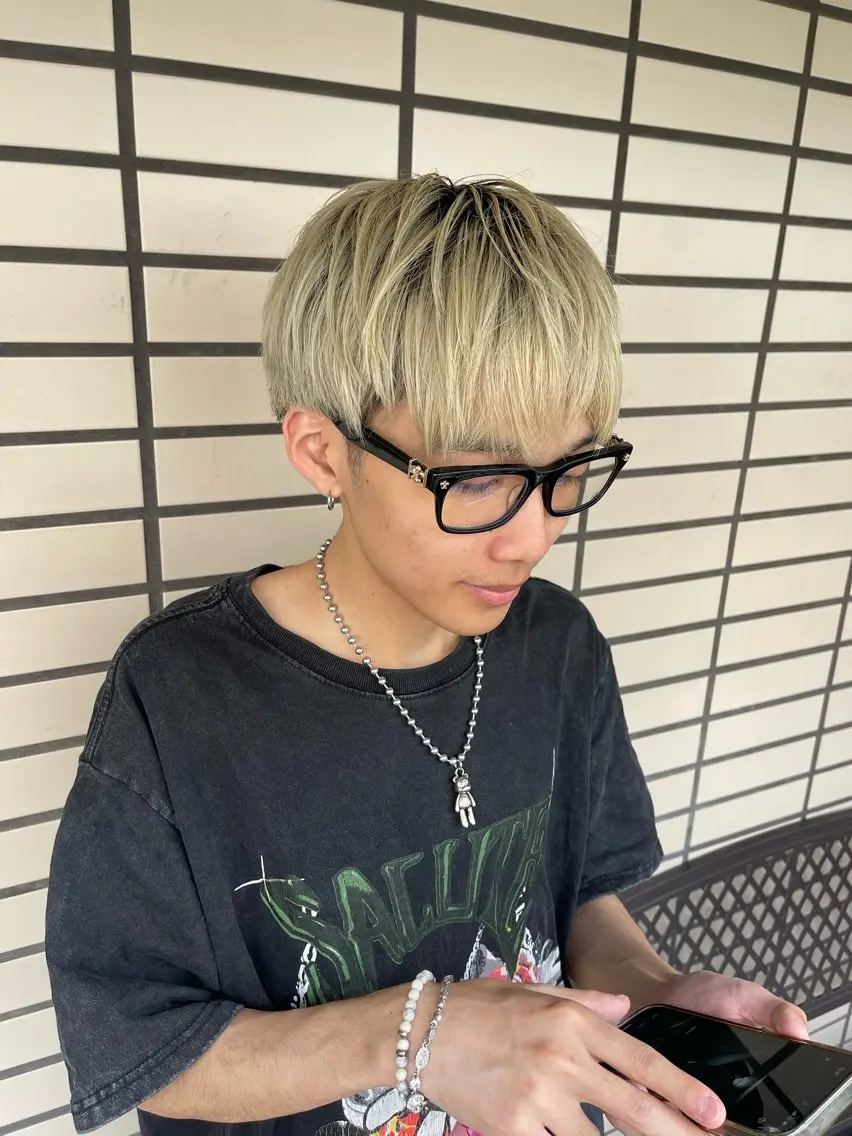 カラー ヘアカラー トリートメント ヘアセット 狩野 孝太郎のヘアスタイル