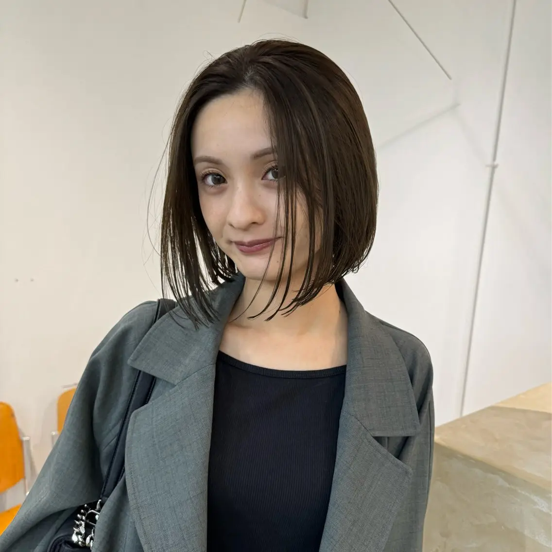 【25限定】似合わせカット+艶髪カラー🩵(ロング〜ボブ限定)の写真