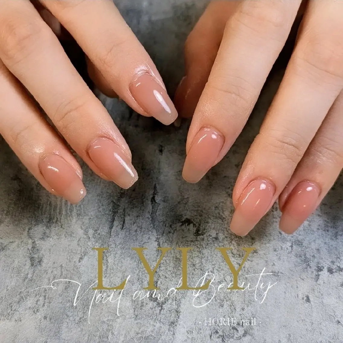 ネイル ワンカラーネイル LYLY ✾ai✾のネイルデザイン