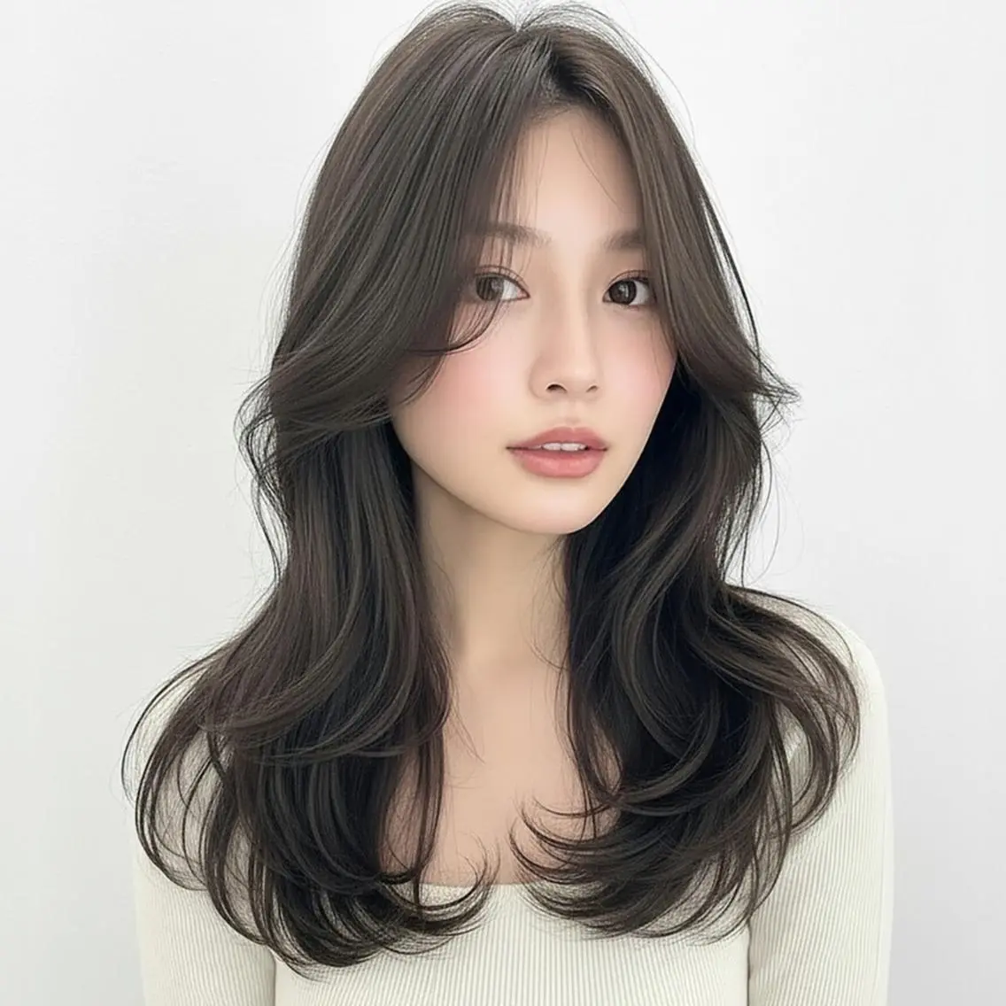 セミロング SOURCE梅田💎 ヘアケア/艶カラーのヘアスタイル