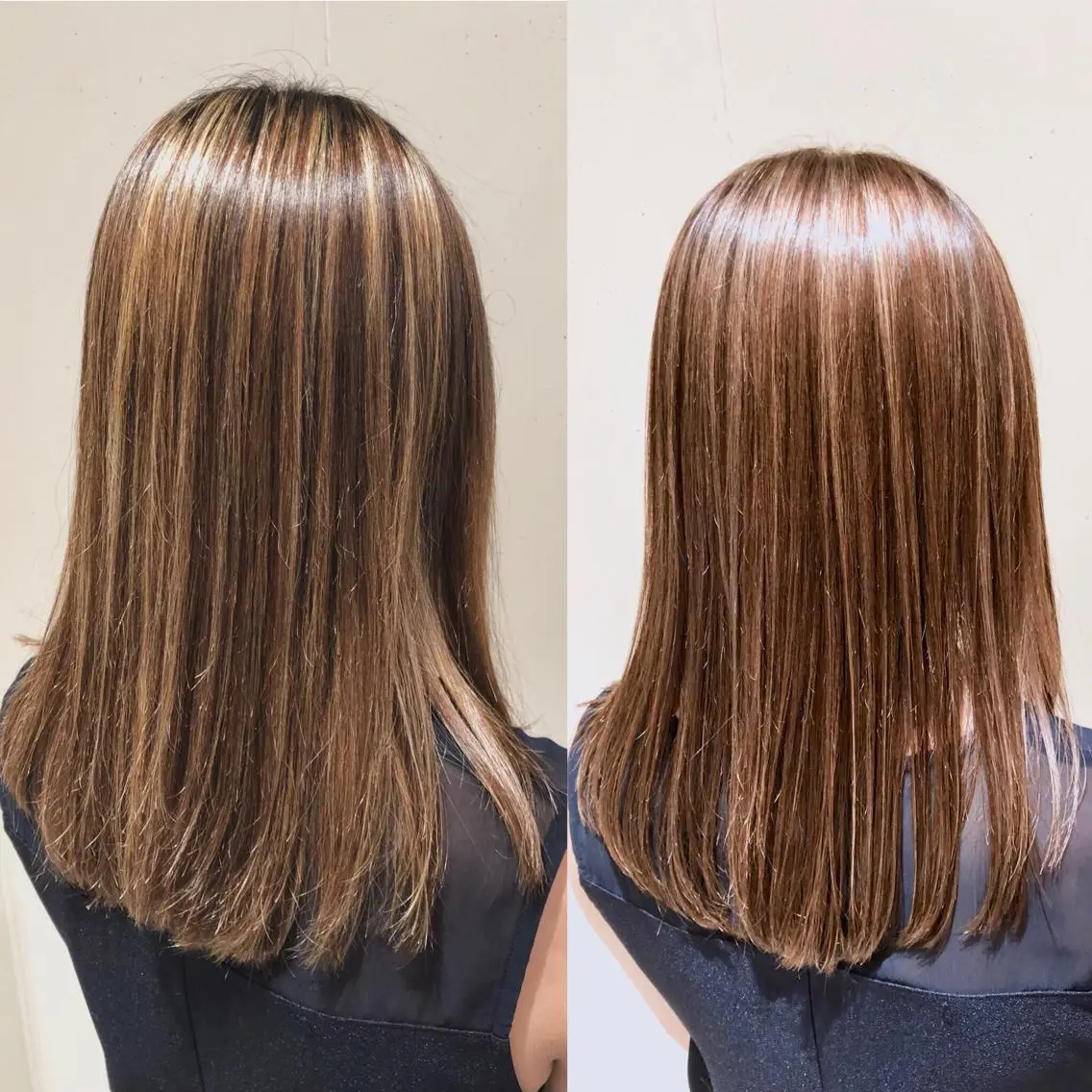 セミロング カラー パーマ ヘアアレンジ アッシュ ベージュカラー ブリーチ 透明感カラー グラデーションカラー 【ツヤ髪美容師】 ツダケイスケのヘアスタイル