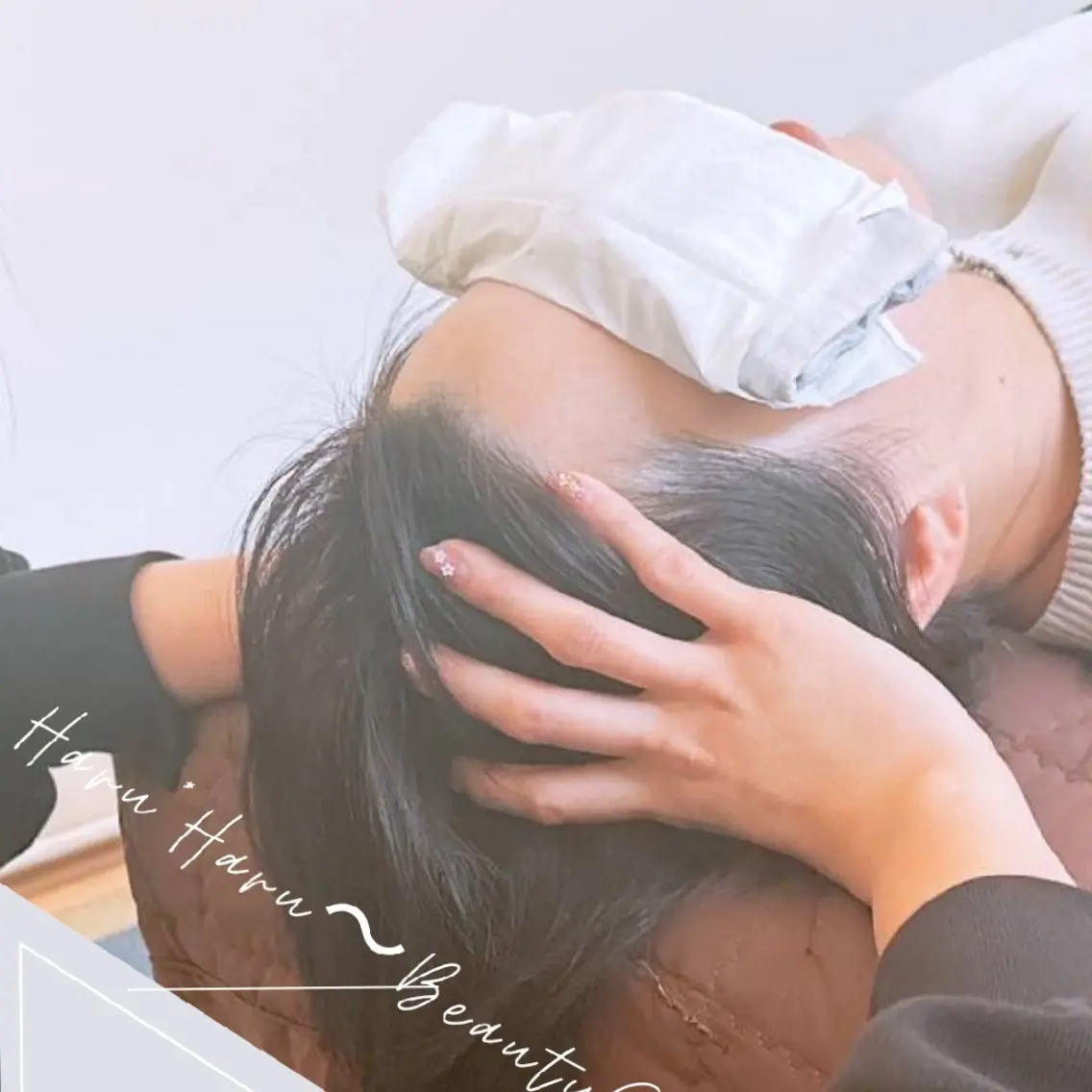 睡眠の向上！ヘッドマッサージ！の写真