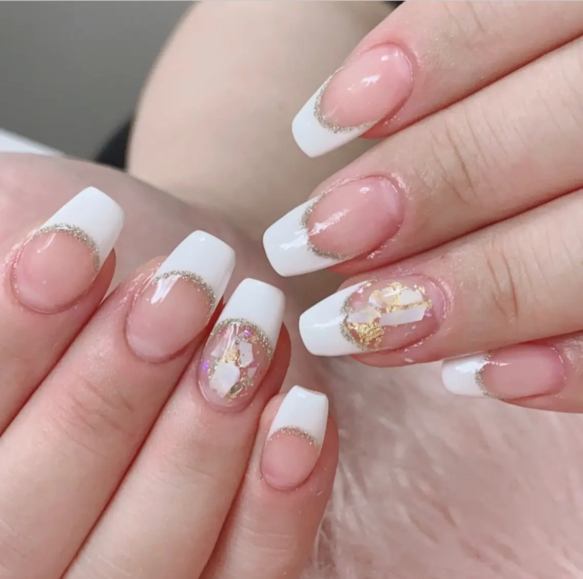 ネイル フレンチネイル HandSnail 座間ネイルサロンのネイルデザイン