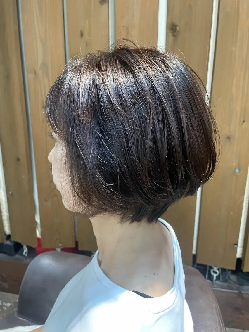 ショート ショートヘア カット Joliefille 高石店　かすみのヘアスタイル