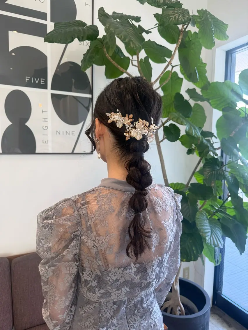 ヘアアレンジ ヘアセット rio ୨୧のヘアスタイル