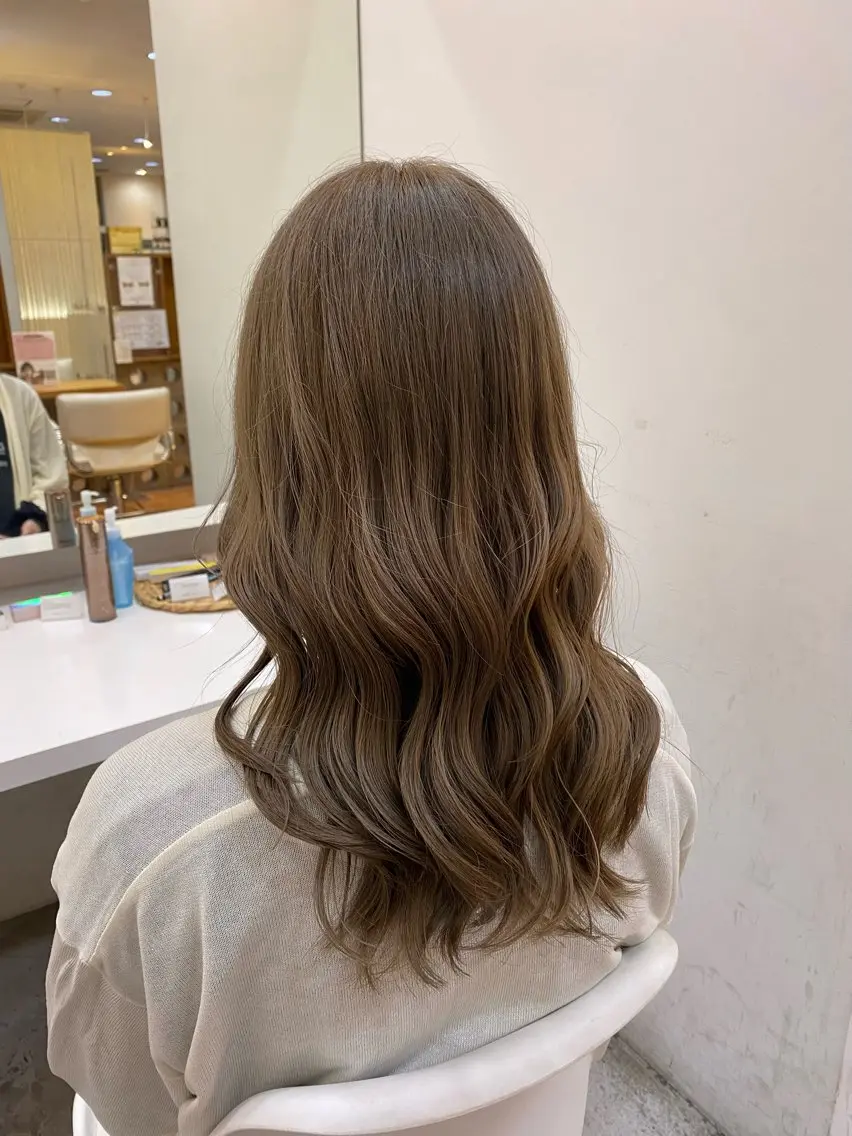 セミロング ヘアカラー 🫧🤍Ryusei 🤍🫧のヘアスタイル