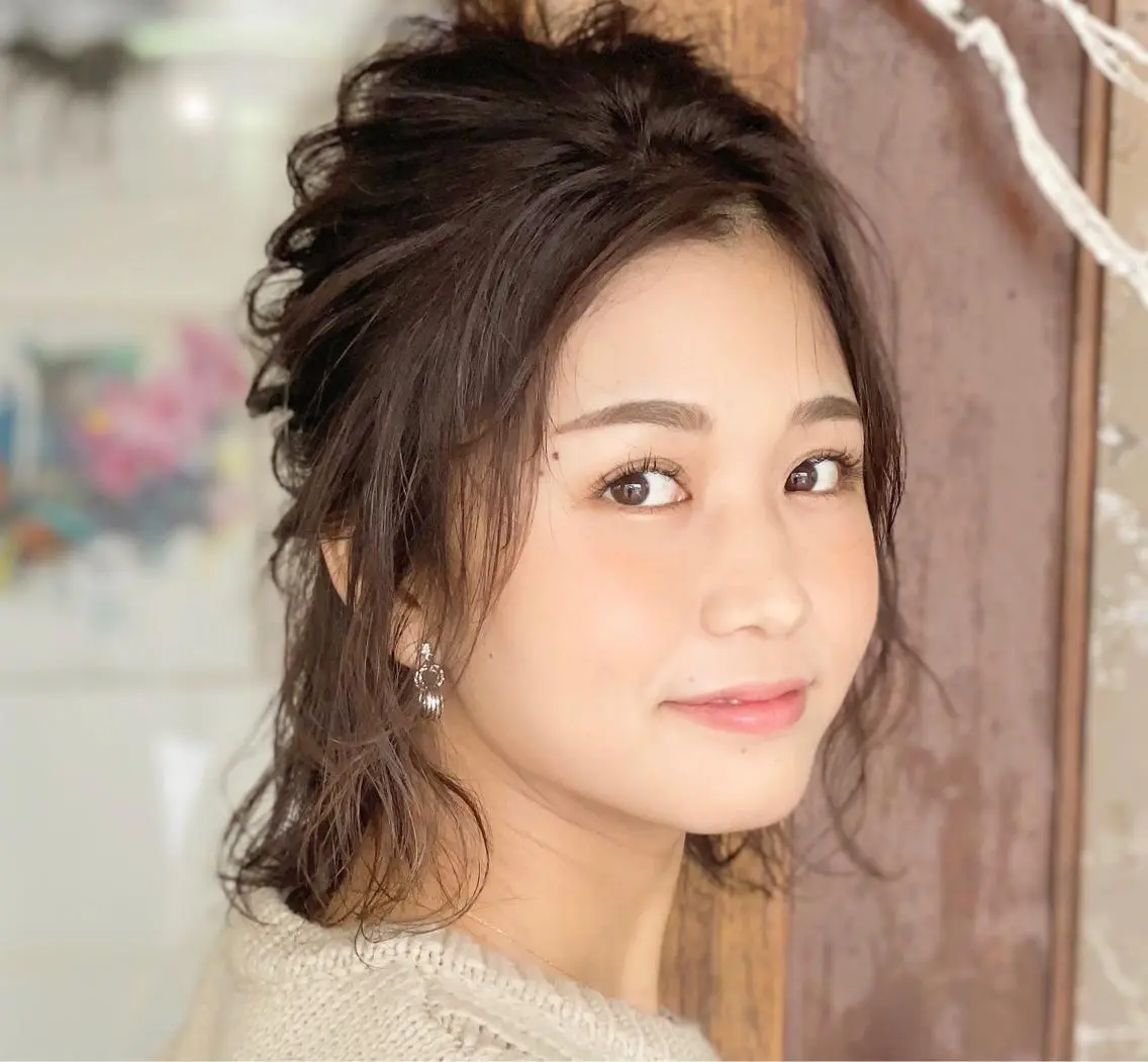 ミディアム カラー カット ヘアカラー grand juteのヘアスタイル