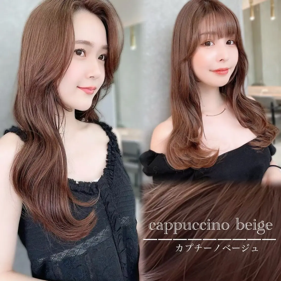 ロング くびれヘア 顔周りカット 韓国風ヘア レイヤーカット サイドバング カット ヘアカラー 韓国ヘア/レイヤー/ 前髪/髪質改善/石川のヘアスタイル