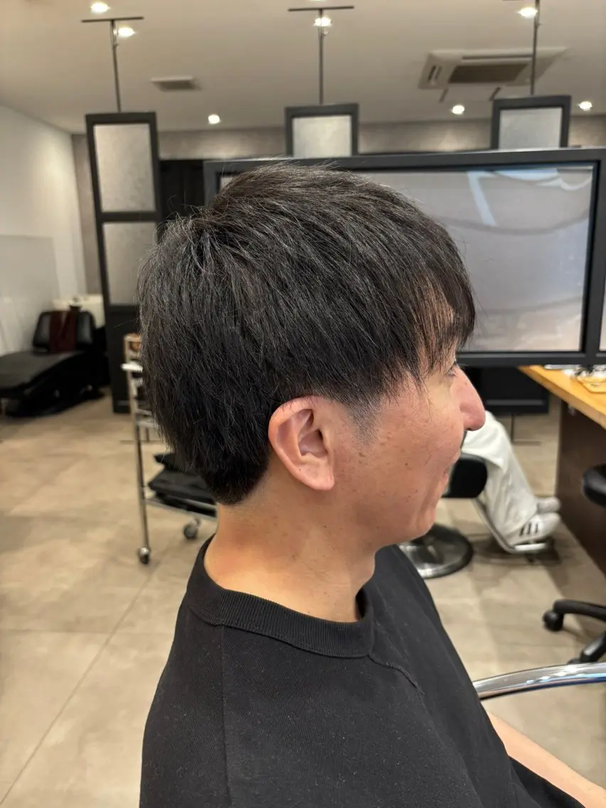 メンズ ツーブロック 刈り上げ カット 花城 沙也加のヘアスタイル