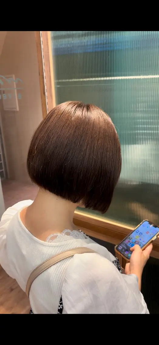 ショート ボブ 縮毛矯正 美髪矯正‎×髪質改善 任せて🤍Ko-taのヘアスタイル