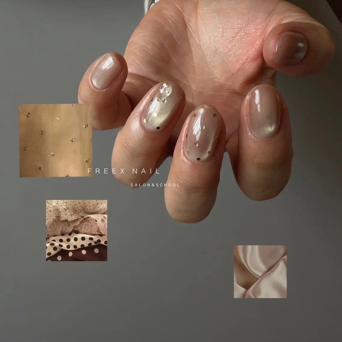 ネイル マグネットネイル ハンドネイル ハンドケア freex nail /ニュアンス/個性派のネイルデザイン