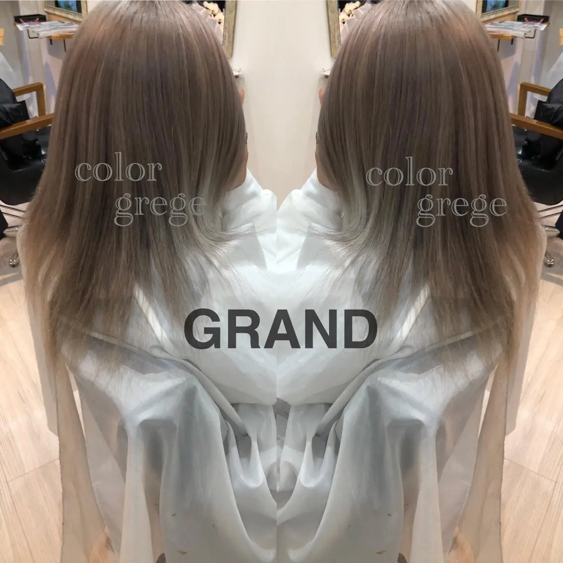 セミロング ashida yuukiのヘアスタイル