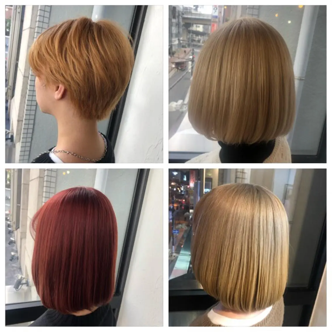ミディアム カラー 髪質改善&ブリーチ 伊勢 祐一郎のヘアスタイル