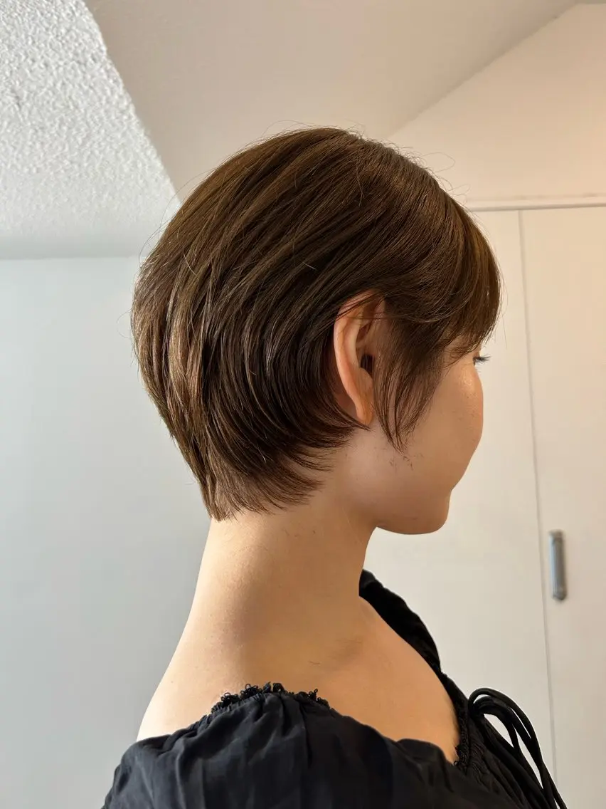 ショート ショートヘア カット トリートメント Lei/ボブ /ショート/レイヤーのヘアスタイル