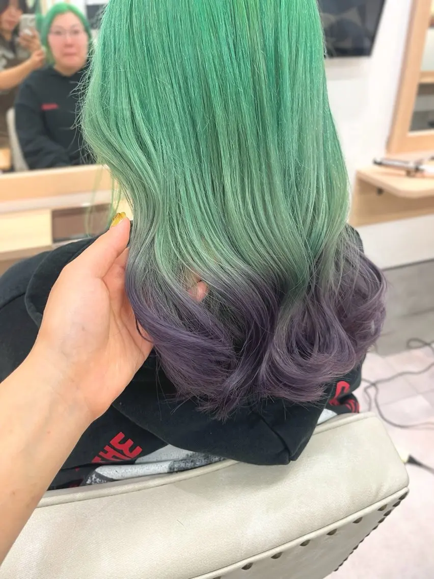 ミディアム カラー 似合わせカット Rinka🌻のヘアスタイル