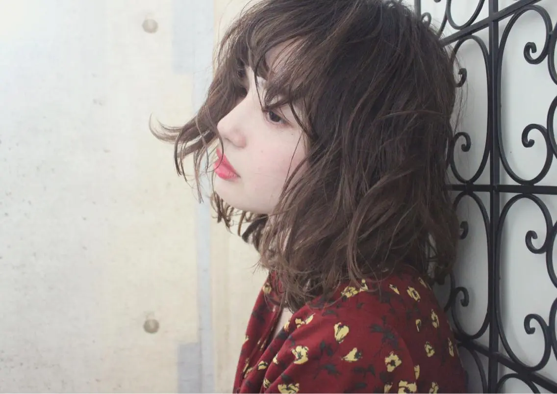 ミディアム カラー パーマ ooit 【オーイット】のヘアスタイル