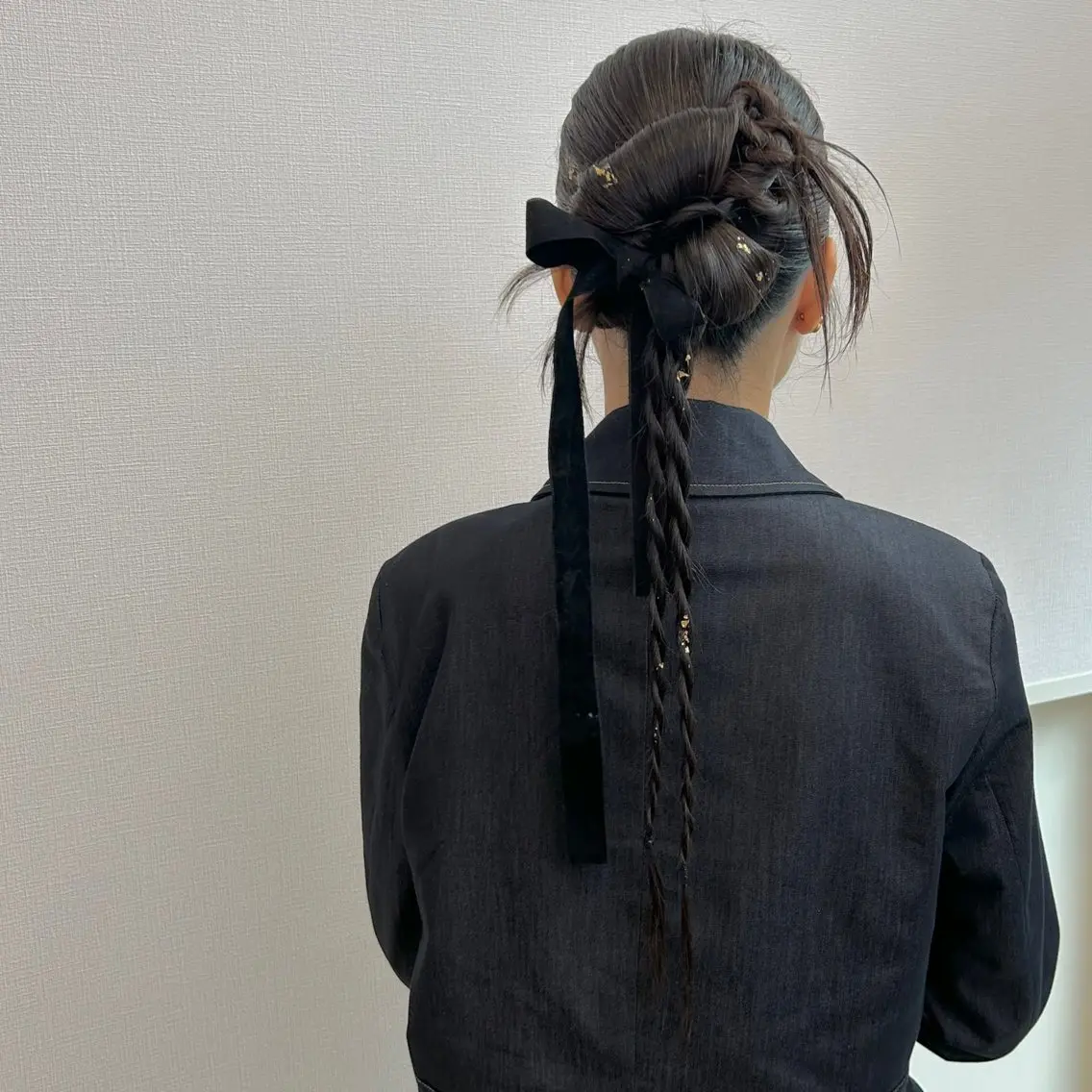 結婚式参列ヘアセットの写真