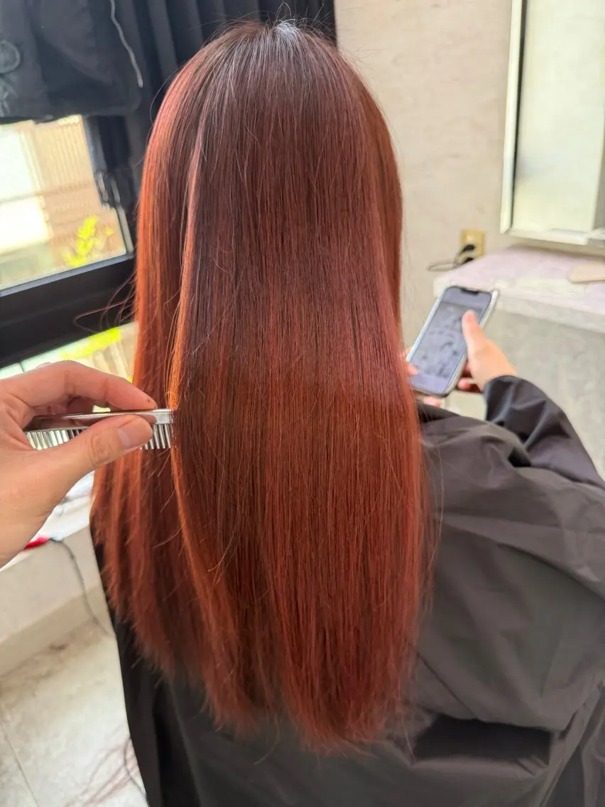 ロング ⭐️縮毛矯正特化 小松邦彦⭐️のヘアスタイル