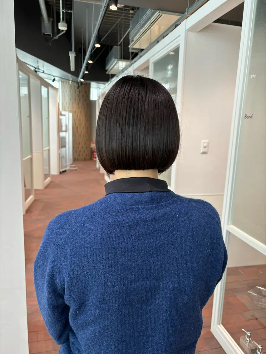 ショート ショートボブ ボブ ショートヘア カット マンツーマン 縮毛矯正/マユコのヘアスタイル