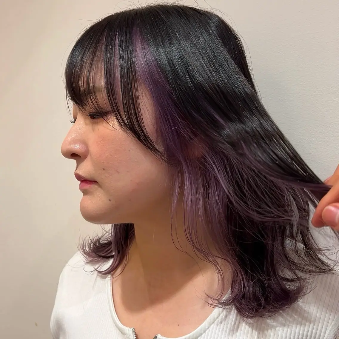 セミロング カラー ヘアカラー ハイトーン特化🫧 Yuseiのヘアスタイル
