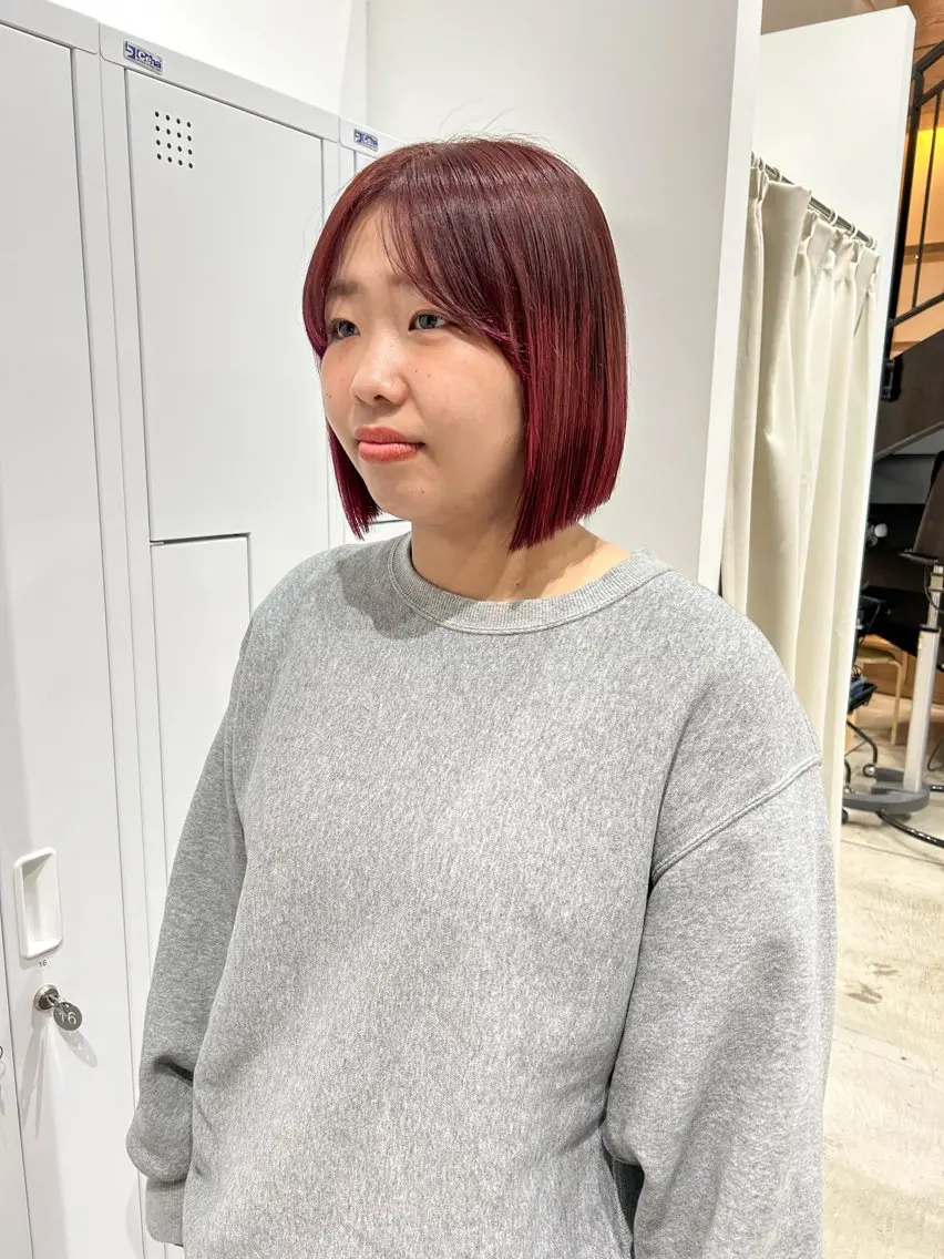 ショート カラー ヘアアレンジ カット ヘアカラー トリートメント yuka .のヘアスタイル