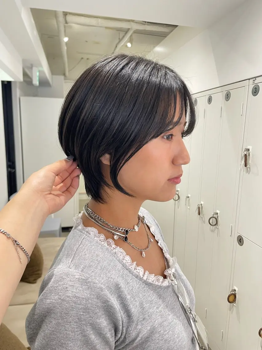 ショート 丸みショート ショートヘア カット ザクザクレイヤー/ 日向🌻🫧のヘアスタイル