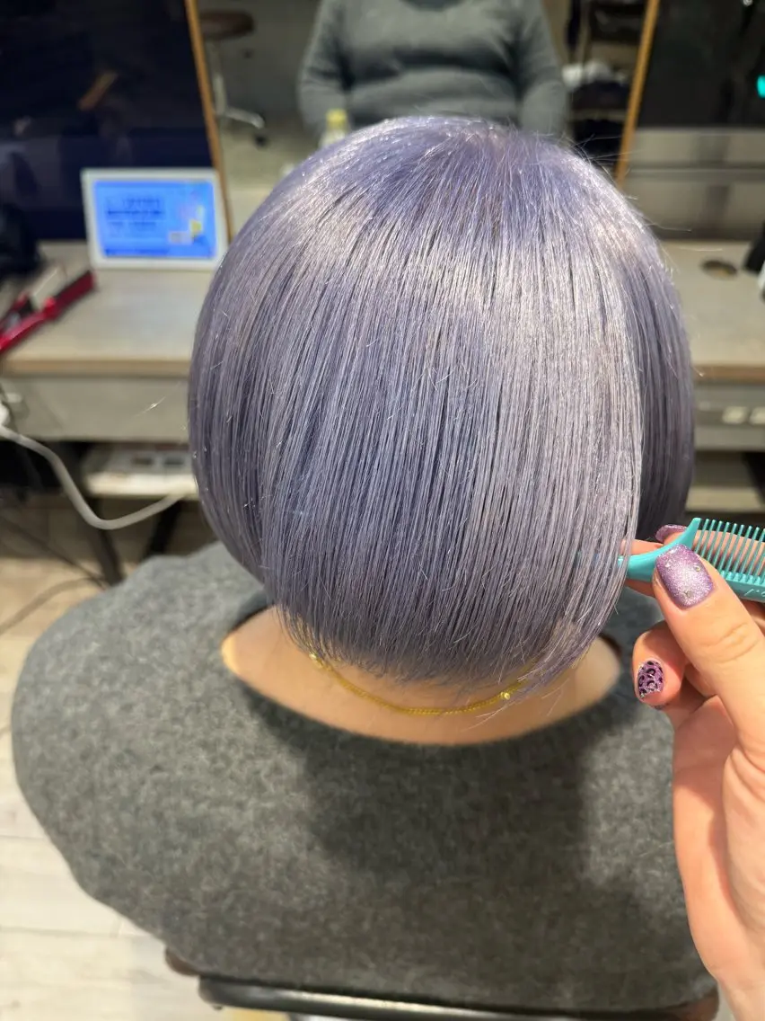 【営業後ご案内】リタッチブリーチ➕オンカラーʚ🎀ɞ (LINKトリートメント+1000円oggiotto+1500円)の写真