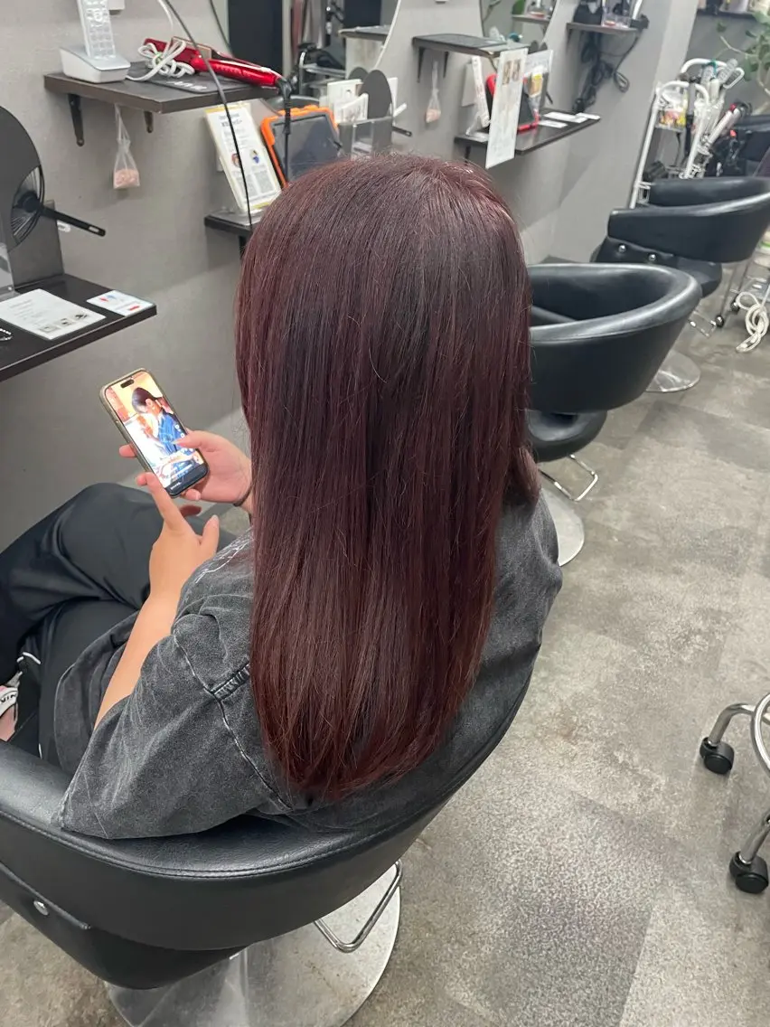 【 💞みんな大好き毛先まで染めたい方💕】モテ髪ヘアカラー🌈の写真