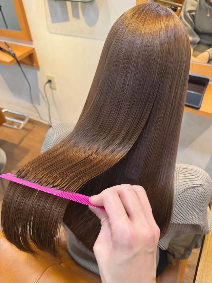カット+最高級美髪矯正ストレートの写真