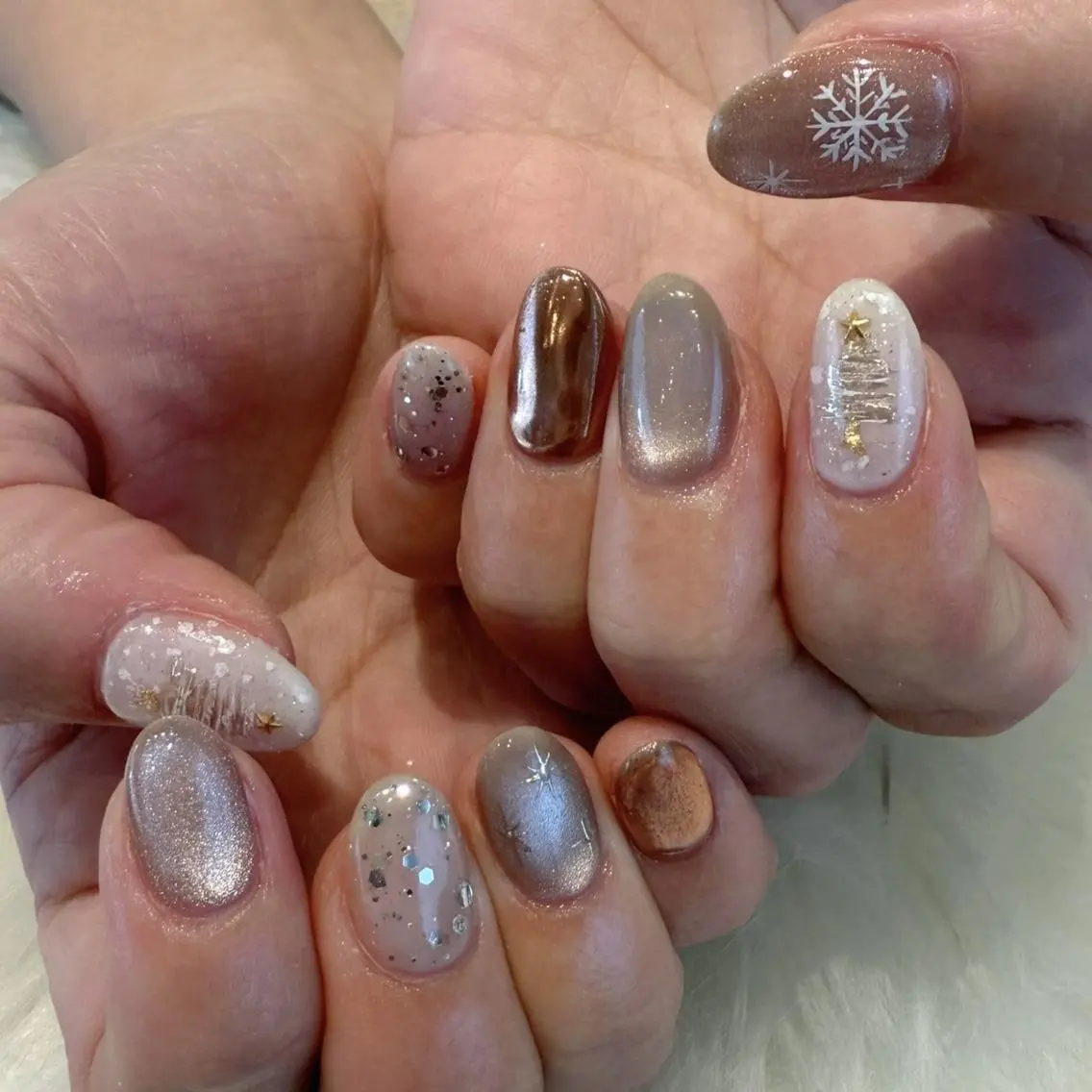 ネイル ニュアンスネイル ハンドネイル Kanai Harukaのネイルデザイン