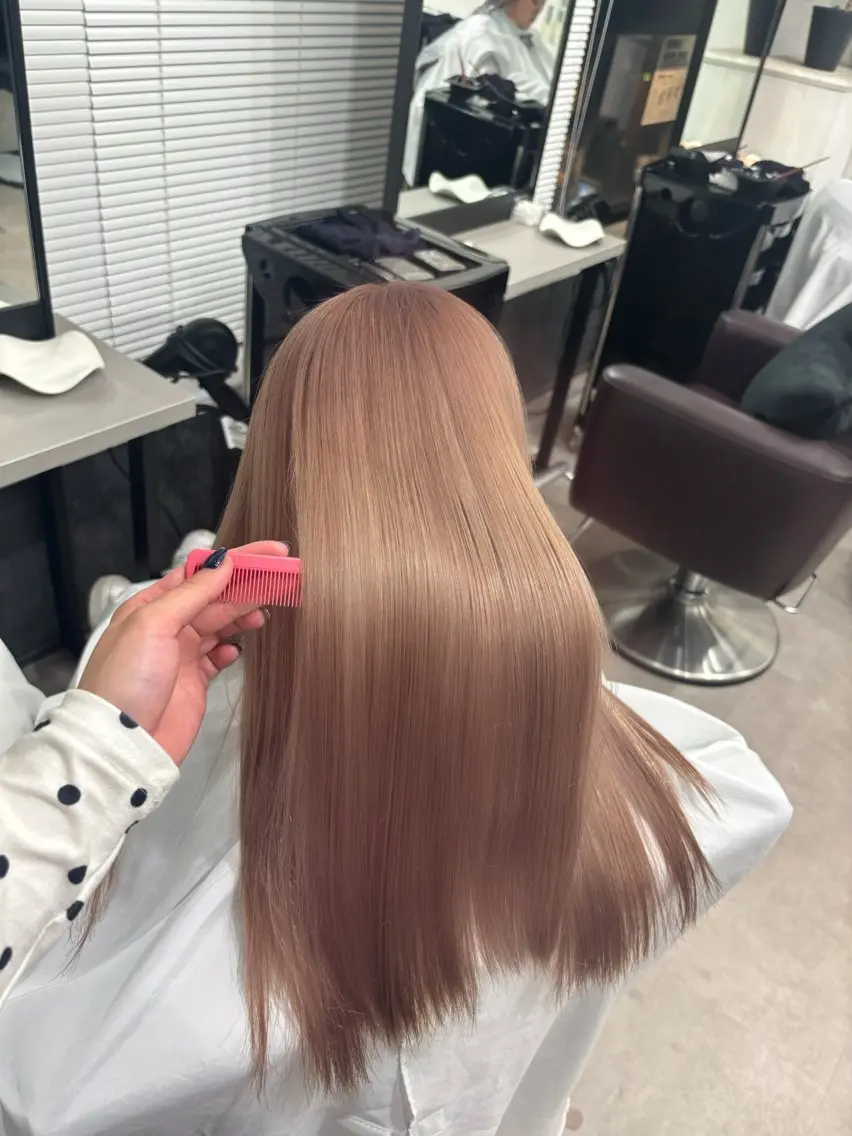 【南式酸性ストレート🧴✨】※ブリーチ履歴🉑の写真