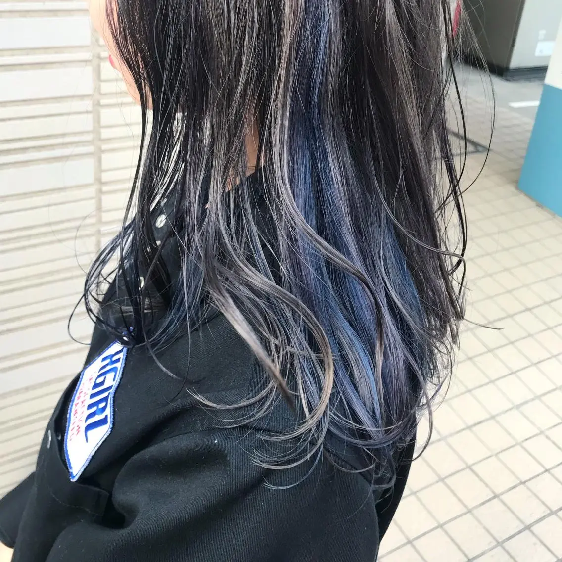 カラー ブリーチ ブルーカラー BAROQUE バロック立川のヘアスタイル
