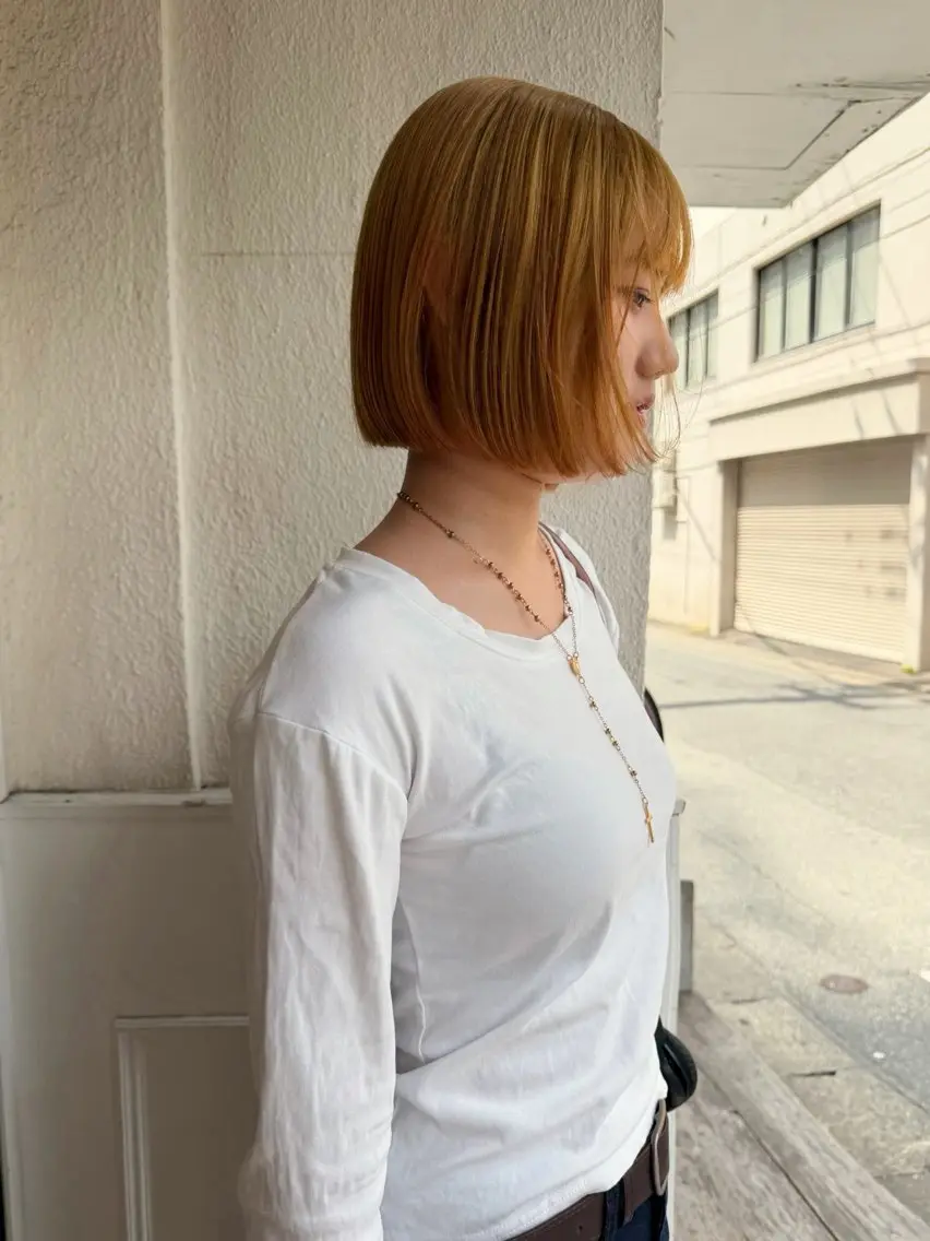 ミディアム カット ヘアカラー トリートメント Manaka🟤 今泉　Musiiikのヘアスタイル