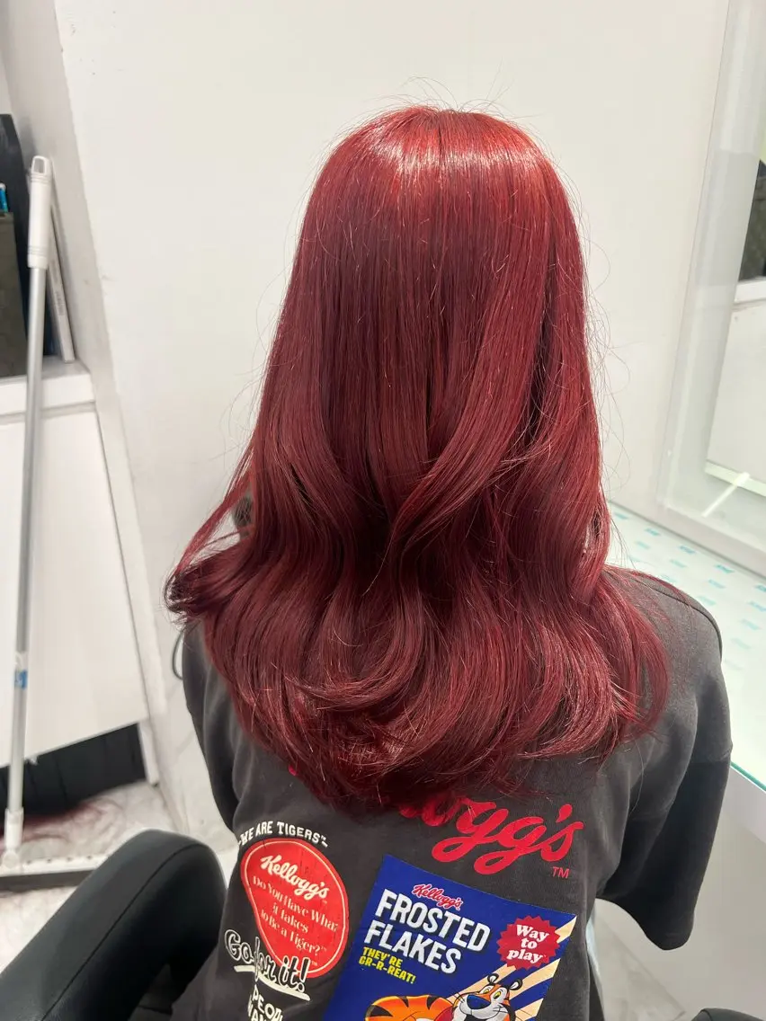 カラー ヘアカラー トリートメント ヘッドスパ ヘアセット ブリーチなし透明感 💗RYOTAのヘアスタイル