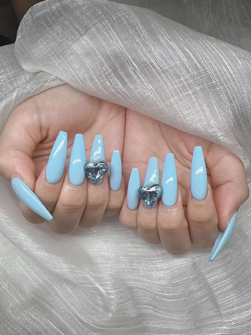 ネイル 長さ出し グラデーション 卒業式 キラキラネイル マグネットネイル ハンドネイル Lee Nailsのネイルデザイン
