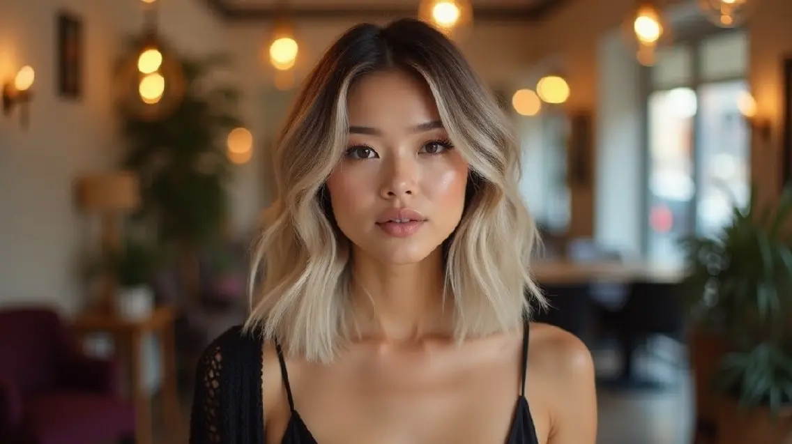 セミロング カット ヘアカラー ショート. ボブヘア専門店のヘアスタイル