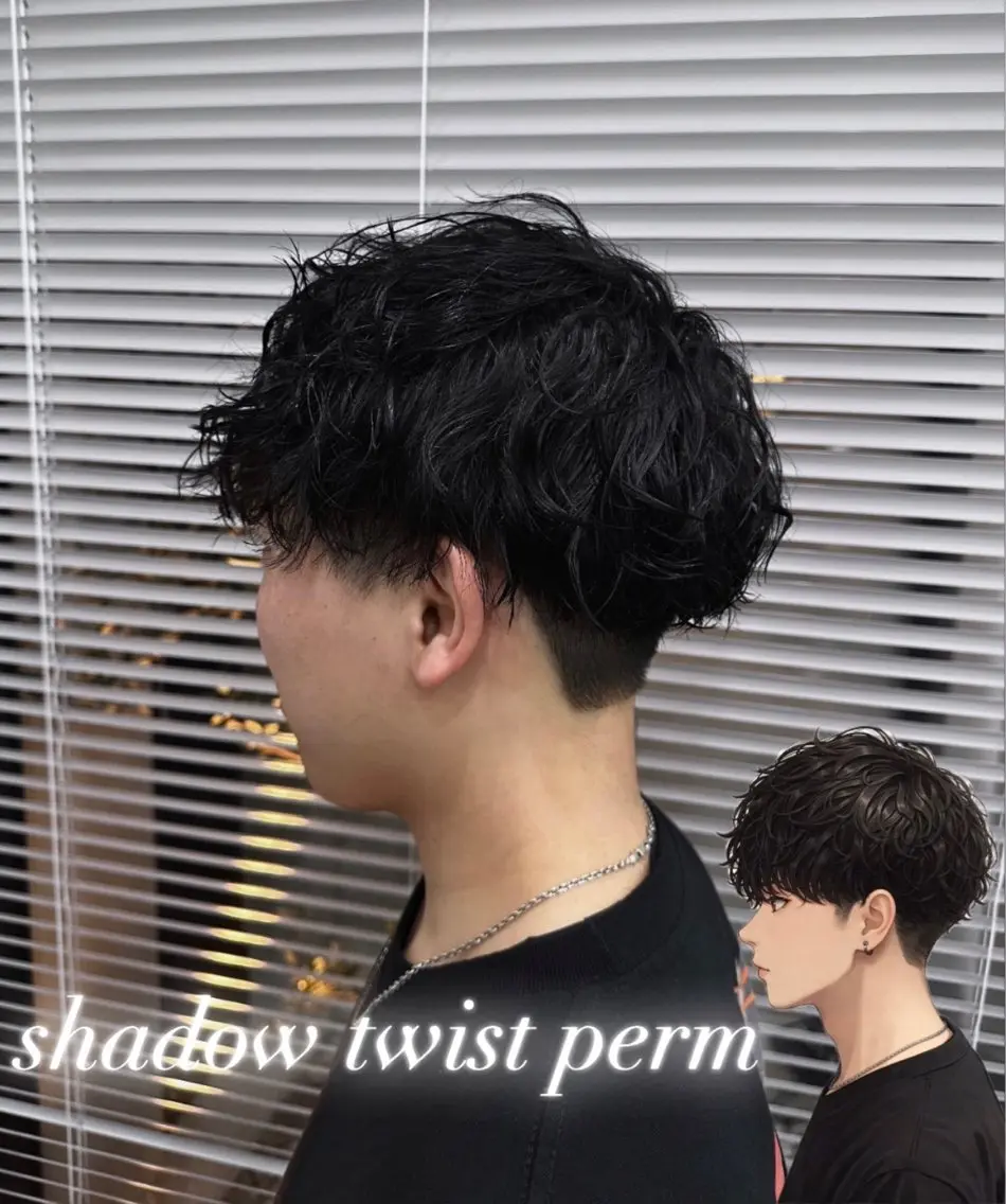 【ミニモ限定価格🌀】メンズパーマ🫧🧑‍🦱🐾《カット込み》の写真