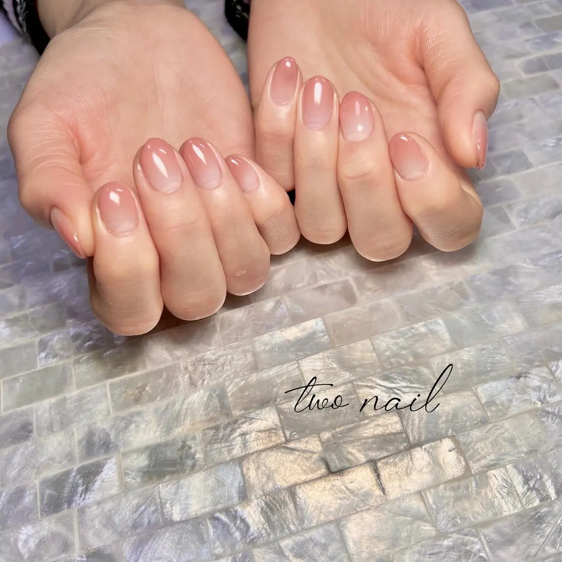 ネイル アートネイル フットネイル ハート ニュアンスネイル オフィスネイル ハンドネイル two nailのネイルデザイン