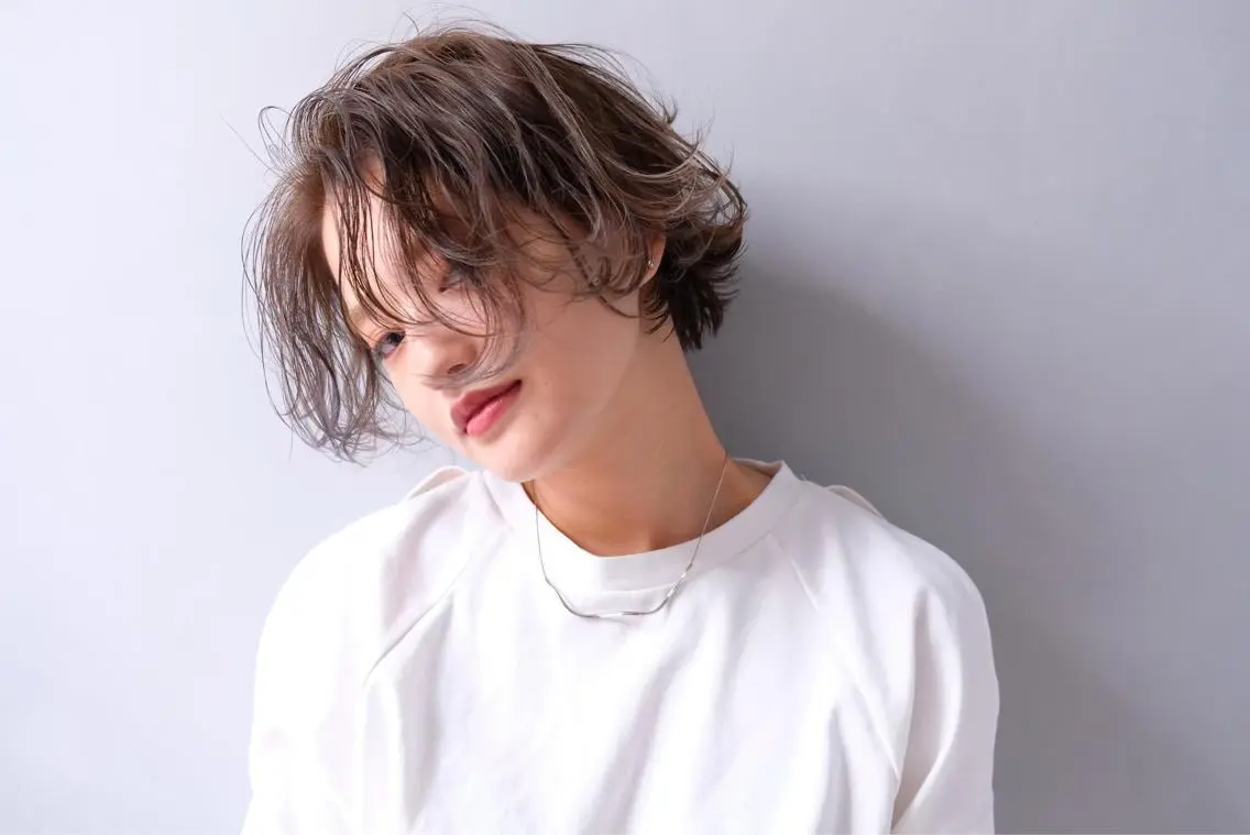 ショート パーマ ショートヘア 水口 英里のヘアスタイル