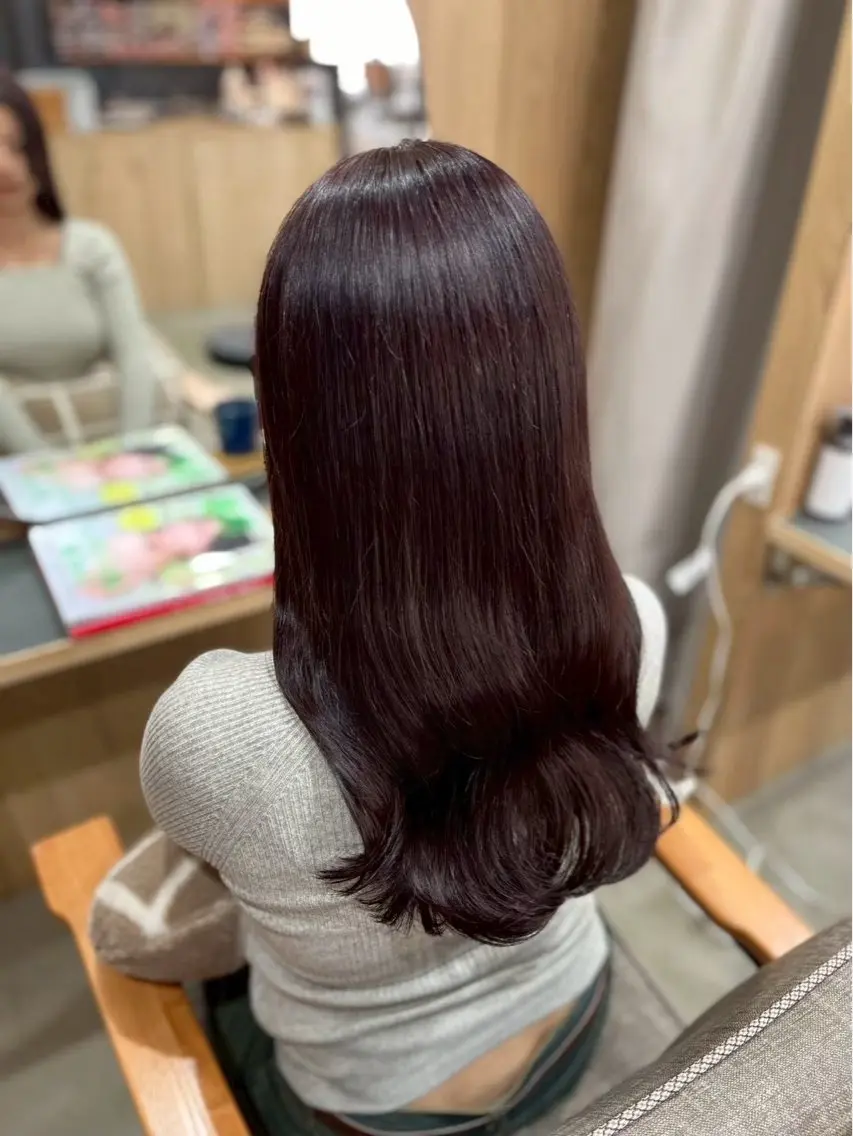ロング 中村 叶愛のヘアスタイル