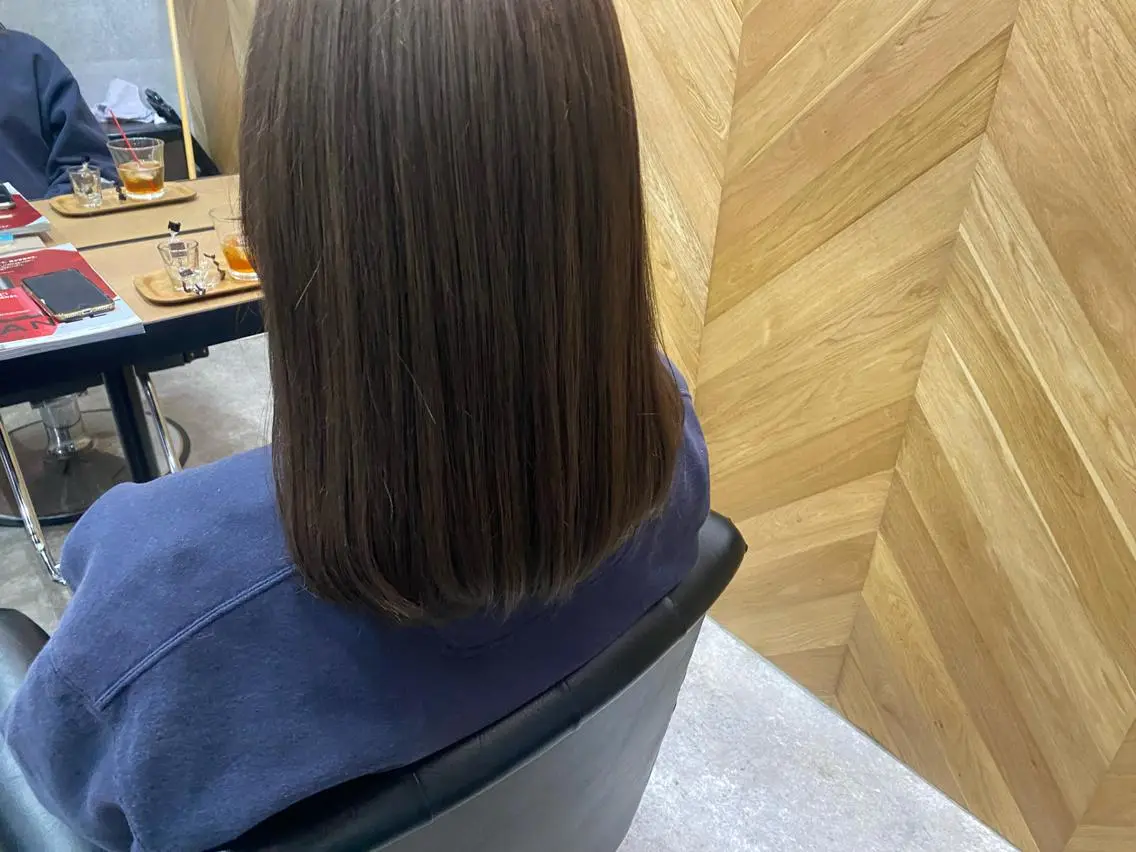 ミディアム カラー ヘアカラー 柔らかカラー🥛 mayucoのヘアスタイル
