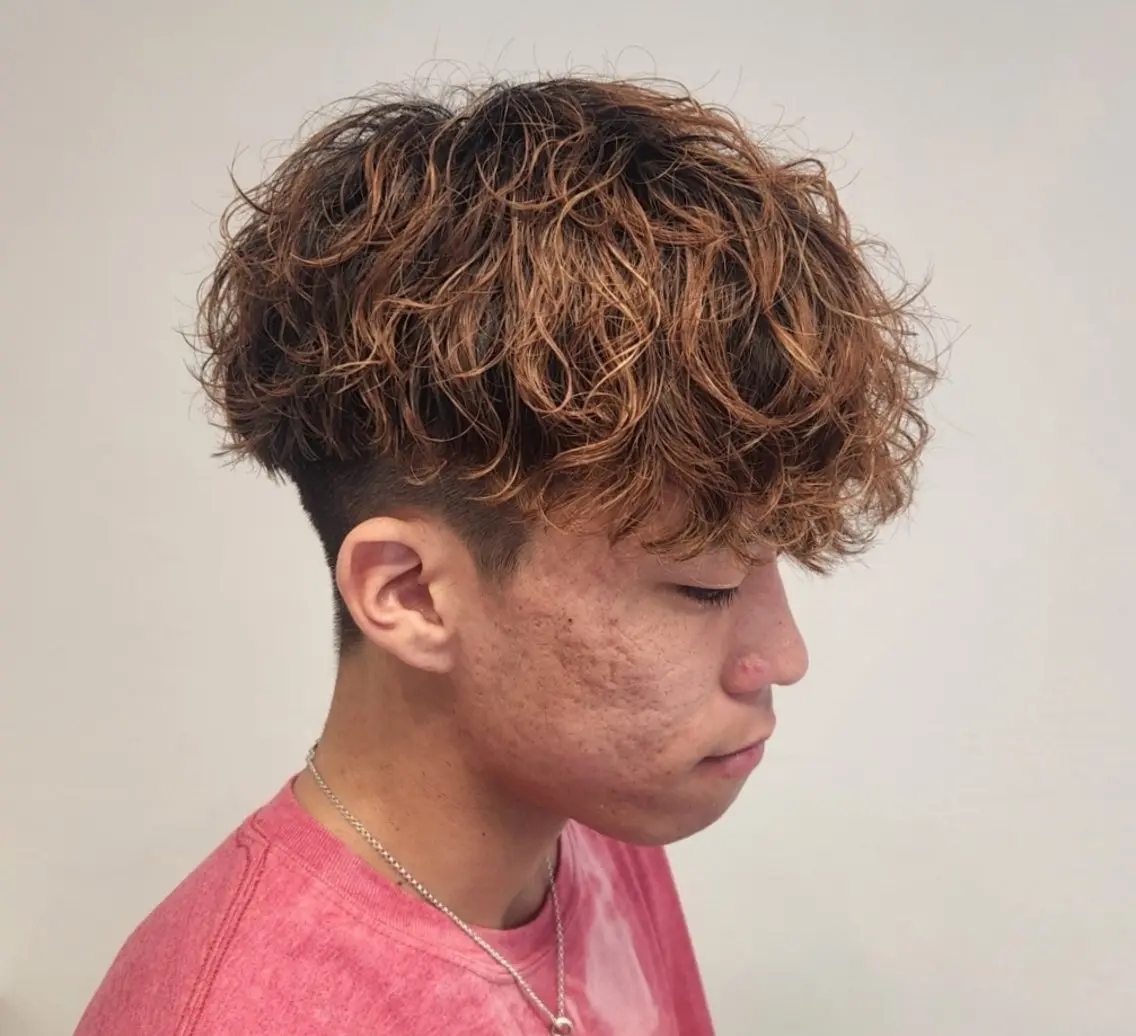ショート メンズ パーマ 【イケメン風パーマ】 SHOFYのヘアスタイル