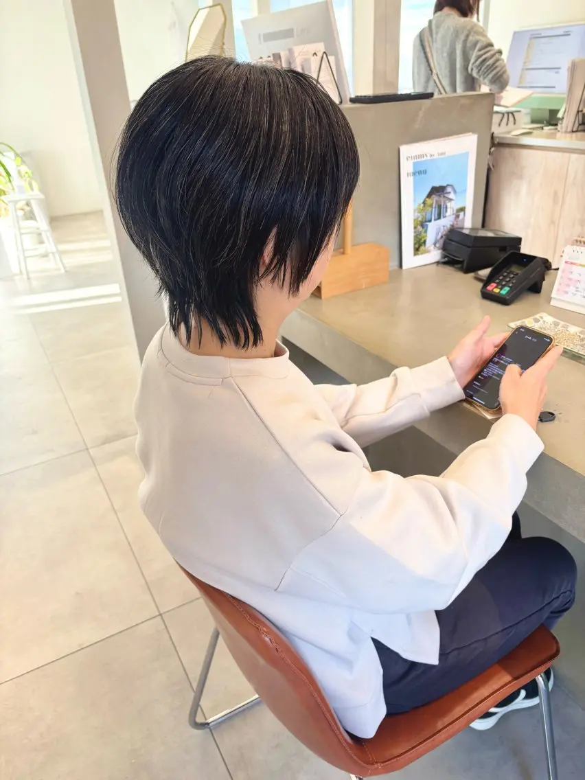 ショート くびれヘア ショートヘア 苅郷 羽瑛のヘアスタイル