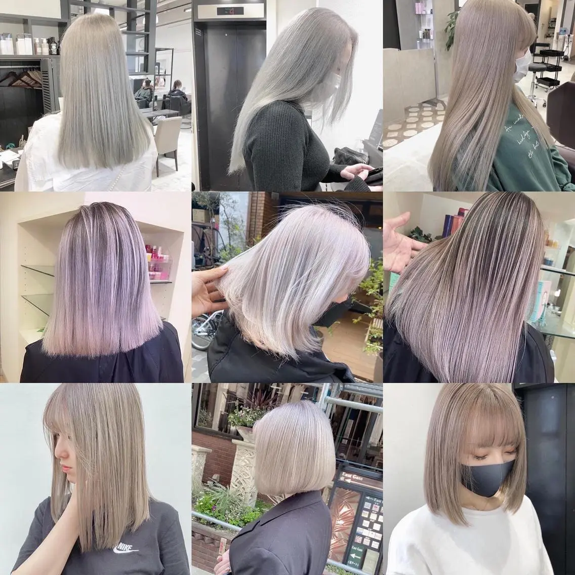 ショート カラー ヘアアレンジ ヘアカラー トリートメント GiseL天神カラー 髪質改善/ブリーチのヘアスタイル